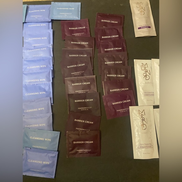 Lot of 45 Madison Reed Hair SAMPLE products shampoo conditioner barrier cream - Picture 5 of 6